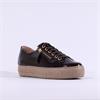 Paul Green Side Zip Platform Trainer - Chocolate Patent